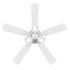 Seasons Torrena 42 In. LED Ceiling Fan, Indoor, Matte White