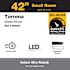 Seasons Torrena 42 In. LED Ceiling Fan, Indoor, Matte White