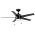Seasons Vega 44" LED Ceiling Fan, Indoor/Outdoor, Matte Black