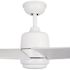Seasons Vega 54" LED Ceiling Fan With Remote, Indoor/Outdoor, Matte White