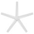 Seasons Vega 54" LED Ceiling Fan With Remote, Indoor/Outdoor, Matte White