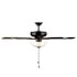 Seasons Rexburg II 52" LED Ceiling Fan, Indoor, Matte Black