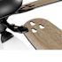 Seasons Wickford 52" Matte Black Indoor Ceiling Fan With Light and Reversible Matte Black/Natural Oak Blades (5-Blade)