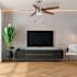 Seasons Vega 44" LED Ceiling Fan, Indoor, Brushed Nickel
