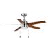 Seasons Vega 44" LED Ceiling Fan, Indoor, Brushed Nickel