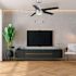 Seasons Vega 44" LED Ceiling Fan, Indoor, Brushed Nickel