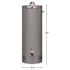 Rheem Professional Classic Plus 40 Gal. Tall 8-Year 40k BTU Atmospheric Natural Gas Tank Water Heater