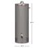 Rheem Professional Classic 40 Gal. Tall 6-Year 32k BTU Atmospheric  Liquid Propane Gas Tank Water Heater