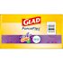 Glad Forceflex Tall Kitchen Bags, 1 Gal., Gain Lavender With Febreze, Package Of 110