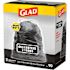 Glad Large Drawstring Trash Bags, 30 Gal, Heavy Duty, Black, 90/Case