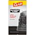 Glad Large Drawstring Trash Bags, 30 Gal, Heavy Duty, Black, 90/Case