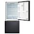 Seasons 18.7 Cu. Ft. Bottom-Freezer Refrigerator, Energy Star, Black, With Icemaker, ADA