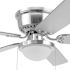 Generic Private Brand Leighton 52" Hugger Ceiling Fan, Brushed Nickel