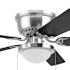 Generic Private Brand Leighton 52" Hugger Ceiling Fan, Brushed Nickel