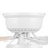 Private Brand Unbranded Leighton 52" Hugger Ceiling Fan, White