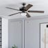 Generic Private Brand Rosemont 52" Dual Mount Ceiling Fan, Matte Black