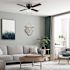 Generic Private Brand Altona 42" Hugger Ceiling Fan, Matte Black