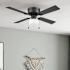 Generic Private Brand Altona 42" Hugger Ceiling Fan, Matte Black