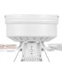 Generic Private Brand Altona 42" Hugger Ceiling Fan, White