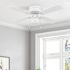 Generic Private Brand Altona 42" Hugger Ceiling Fan, White
