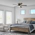 Generic Private Brand Leighton 52" Hugger Ceiling Fan, Matte Black