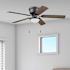 Generic Private Brand Leighton 52" Hugger Ceiling Fan, Matte Black