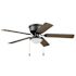 Generic Private Brand Leighton 52" Hugger Ceiling Fan, Matte Black