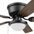 Generic Private Brand Leighton 52" Hugger Ceiling Fan, Matte Black