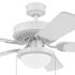 Private Brand Unbranded Bensfort 44" Dual Mount Ceiling Fan, White