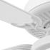 Private Brand Unbranded Bensfort 44" Dual Mount Ceiling Fan, White