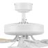 Private Brand Unbranded Bensfort 44" Dual Mount Ceiling Fan, White