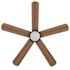 Seasons Willard 52" LED Ceiling Fan, Indoor/Outdoor, Matte Black