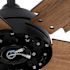 Seasons Willard 52" LED Ceiling Fan, Indoor/Outdoor, Matte Black