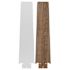 Seasons Vega 44" Matte White Indoor/Outdoor Ceiling Fan With Light and Reversible Matte White/Natural Oak Blades (5-Blade)