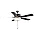 Seasons Rexburg II 52" LED Ceiling Fan, Indoor, Matte Black