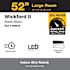 Seasons Wickford 52" Matte Black Indoor Ceiling Fan With Light and Reversible Matte Black/Natural Oak Blades (5-Blade)