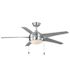Seasons Bryza 52" LED Ceiling Fan, Outdoor, Brushed Nickel