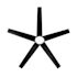 Seasons Vega 54" Brushed Nickel Remote Controlled Indoor/Outdoor Ceiling Fan With Light and Matte Black Blades (5-Blade)