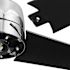 Seasons Vega 54" Brushed Nickel Remote Controlled Indoor/Outdoor Ceiling Fan With Light and Matte Black Blades (5-Blade)