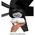 Seasons Vega 54" Matte Black Remote Controlled Indoor/Outdoor Ceiling Fan With Light And Matte Black Blades (5-Blade)