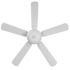 Seasons Rexburg 52" Matte White Indoor Ceiling Fan With Light and Reversible Matte White/Natural Oak Blades (5-Blade)