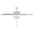 Seasons Rexburg 52" Matte White Indoor Ceiling Fan With Light and Reversible Matte White/Natural Oak Blades (5-Blade)