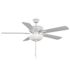 Seasons Rexburg II 52" LED Ceiling Fan, Indoor, Matte White