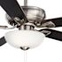 Seasons Rexburg 52" Brushed Nickel Indoor Ceiling Fan With Light and Reversible Gray Wash/Espresso Blades (5-Blade)