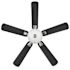 Seasons Rexburg 52" Brushed Nickel Indoor Ceiling Fan With Light and Reversible Gray Wash/Espresso Blades (5-Blade)