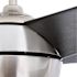 Seasons Bryza 52" Brushed Nickel Indoor/Outdoor Ceiling Fan With Light and Matte Black Blades (5-Blade)