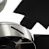 Seasons Bryza 52" Brushed Nickel Indoor/Outdoor Ceiling Fan With Light and Matte Black Blades (5-Blade)