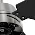 Seasons Searcy 52" Brushed Nickel Indoor/Outdoor Ceiling Fan With Matte Black/Deep Silver Reversible Blades (3-Blade)