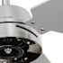 Seasons Searcy 52" Brushed Nickel Indoor/Outdoor Ceiling Fan With Matte Black/Deep Silver Reversible Blades (3-Blade)