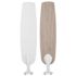 Seasons Wickford 52" Matte White Indoor Ceiling Fan With Light and Reversible Matte White/Bleached Elm Blades (5-Blade)
